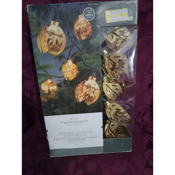 Threshold 10 String Lights Weather Resistant Indoor & Outdoor New NOS - Picture 3 of 9